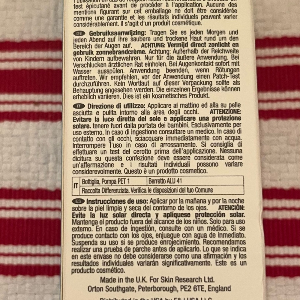 Retinol Eye Serum - White - Picture 5 of 5